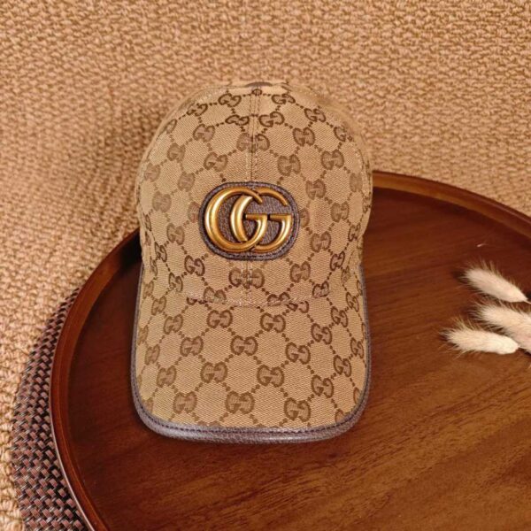 réplica,joyas,joyería,1:1,replica,fake,lujo,barato Gorra de béisbol grande con detalles metálicos de GUCCI (GHTDHI)