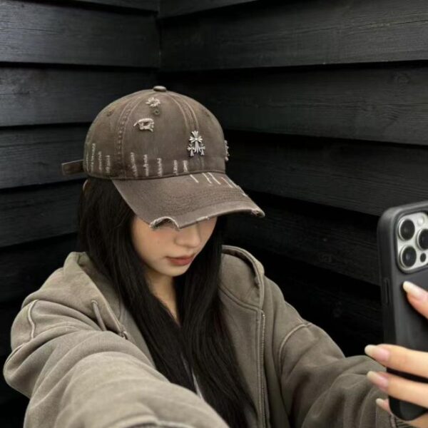 réplica,joyas,joyería,1:1,replica,fake,lujo,barato Gorra de béisbol nueva de Chrome Hearts (32G1ZL)