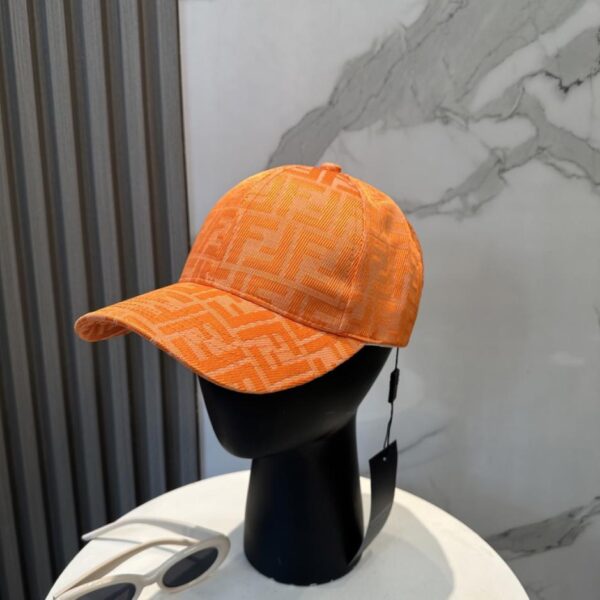 réplica,joyas,joyería,1:1,replica,fake,lujo,barato Gorra de béisbol con monograma FENDI, gorra tipo cubo con monograma FD (6I6CZN)