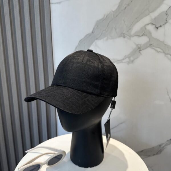 réplica,joyas,joyería,1:1,replica,fake,lujo,barato Gorra de béisbol con monograma FENDI, gorra tipo cubo con monograma FD (DXX90B)