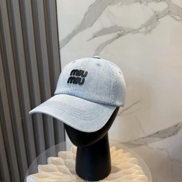 réplica,joyas,joyería,1:1,replica,fake,lujo,barato Gorra de béisbol minimalista lavada MIUMIU (7DK2H1)