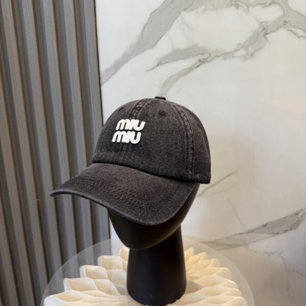 réplica,joyas,joyería,1:1,replica,fake,lujo,barato Gorra de béisbol minimalista lavada MIUMIU (XWXDJJ)