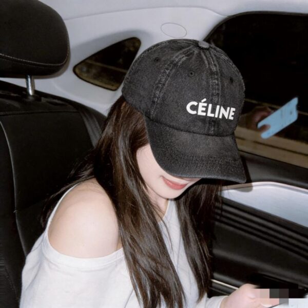 réplica,joyas,joyería,1:1,replica,fake,lujo,barato Gorra de béisbol vaquera CELINE (GLVX04)