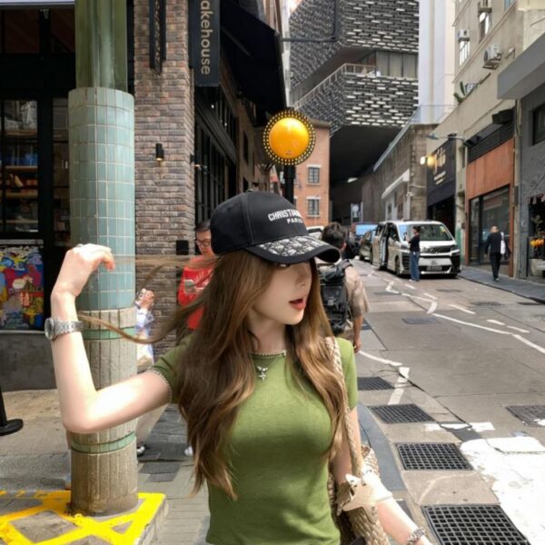 réplica,joyas,joyería,1:1,replica,fake,lujo,barato Nueva gorra de béisbol minimalista de gran volumen de DIOR (ALW5N1)