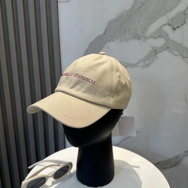 réplica,joyas,joyería,1:1,replica,fake,lujo,barato Gorra de béisbol Brunello Cucinelli de lino nuevo de alta calidad (5YFMX7)