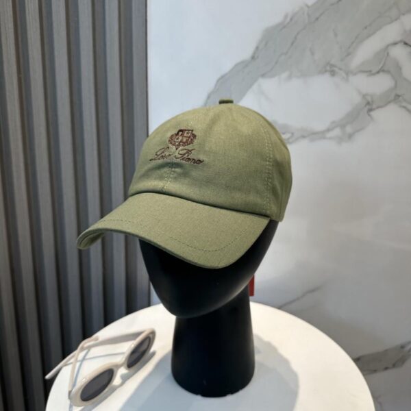 réplica,joyas,joyería,1:1,replica,fake,lujo,barato Loro Piana Nueva gorra de béisbol de lino de alta calidad (ZK25D7)
