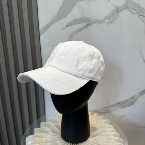 réplica,joyas,joyería,1:1,replica,fake,lujo,barato Gorra de béisbol bordada de YSL Saint Laurent (5R8YXO)