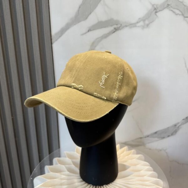 réplica,joyas,joyería,1:1,replica,fake,lujo,barato Gorra de béisbol bordada YSL Saint Laurent (930K70)
