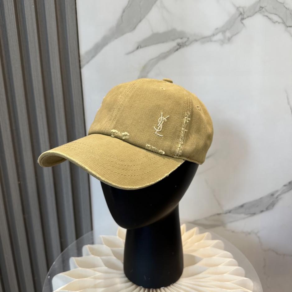 réplica,joyas,joyería,1:1,replica,fake,lujo,barato réplica,joyas,joyería,1:1,replica,fake,lujo,barato Gorra de béisbol bordada YSL Saint Laurent (930K70)