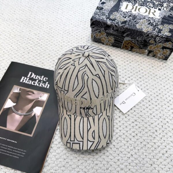 réplica,joyas,joyería,1:1,replica,fake,lujo,barato Nueva gorra de béisbol bordada de alta gama de Dior (Z44YVT)