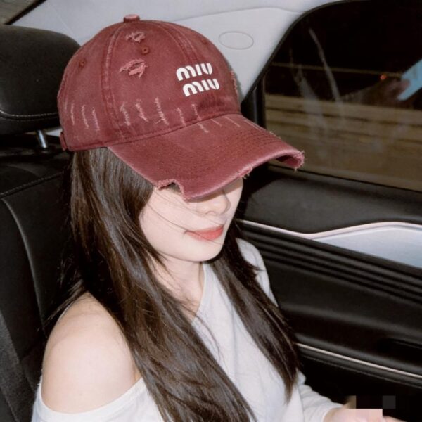 réplica,joyas,joyería,1:1,replica,fake,lujo,barato Gorra de béisbol MIUMIU New Dopamine para todas las estaciones (KL50AH)