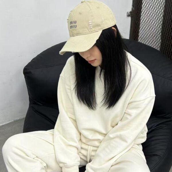 réplica,joyas,joyería,1:1,replica,fake,lujo,barato Gorra de béisbol MIUMIU New Dopamine para todas las estaciones (UFHOUQ)