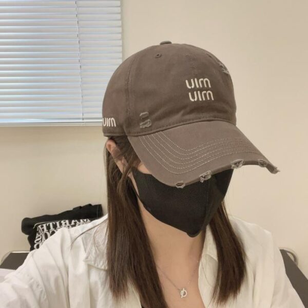 réplica,joyas,joyería,1:1,replica,fake,lujo,barato Gorra de béisbol MIUMIU nueva, color liso y bordada (350GJU)