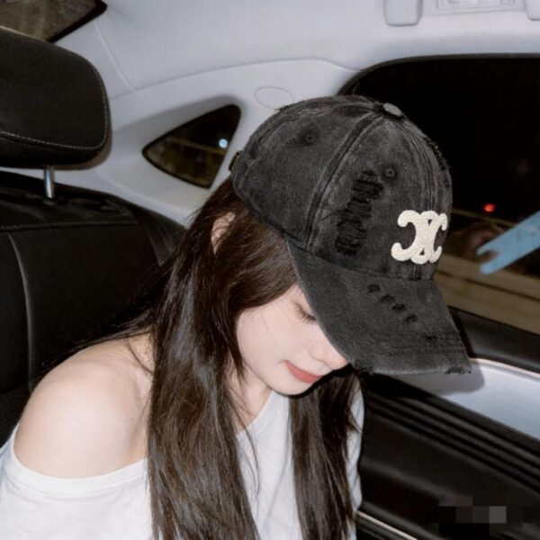réplica,joyas,joyería,1:1,replica,fake,lujo,barato Gorra de béisbol minimalista CELINE (57KCH5)
