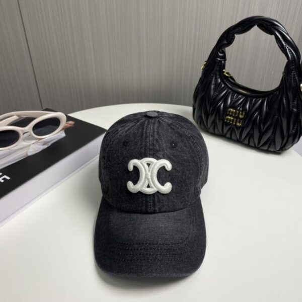 réplica,joyas,joyería,1:1,replica,fake,lujo,barato Gorra de béisbol vaquera CELINE Primavera/Verano (OF85J6)