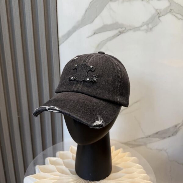 réplica,joyas,joyería,1:1,replica,fake,lujo,barato Gorra de béisbol vaquera CELINE (U0JD9D)