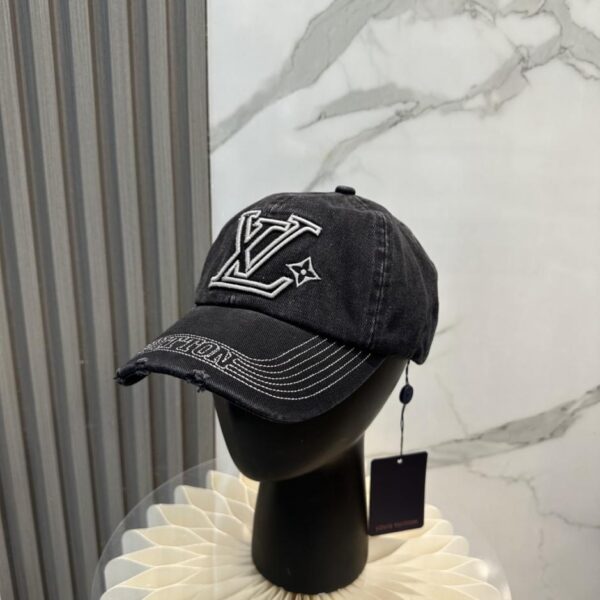 réplica,joyas,joyería,1:1,replica,fake,lujo,barato Gorra de béisbol bordada de Louis Vuitton nueva (N3HLY7)