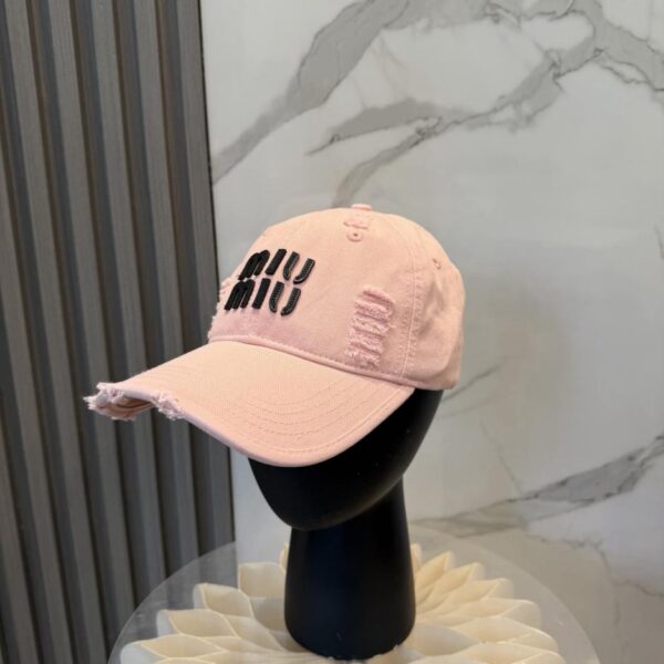 réplica,joyas,joyería,1:1,replica,fake,lujo,barato Gorra de béisbol MIUMIU Primavera 2026 (536YK0)