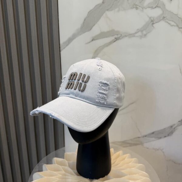réplica,joyas,joyería,1:1,replica,fake,lujo,barato Gorra de béisbol MIUMIU Primavera 2026 (FK8L2N)