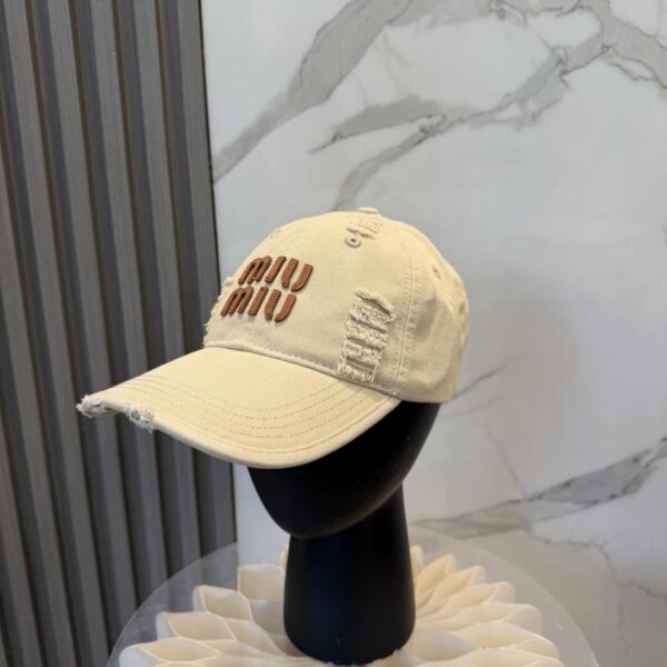 réplica,joyas,joyería,1:1,replica,fake,lujo,barato Gorra de béisbol MIUMIU Primavera 2026 (OKNBSM)