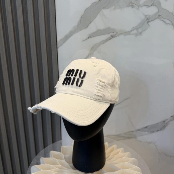 réplica,joyas,joyería,1:1,replica,fake,lujo,barato Gorra de béisbol MIUMIU Primavera 2026 (OQAV30)