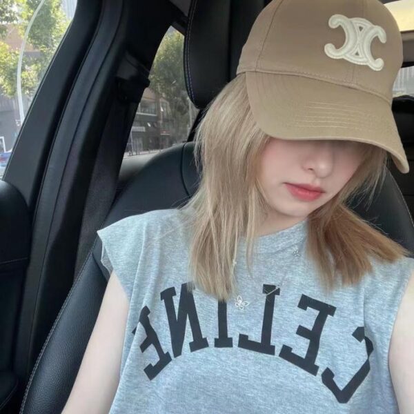réplica,joyas,joyería,1:1,replica,fake,lujo,barato Versión para revendedores del sitio web oficial de CELINE, tipografía minimalista, gorra de béisbol de última moda al estilo de las celebridades (GM2IDQ)