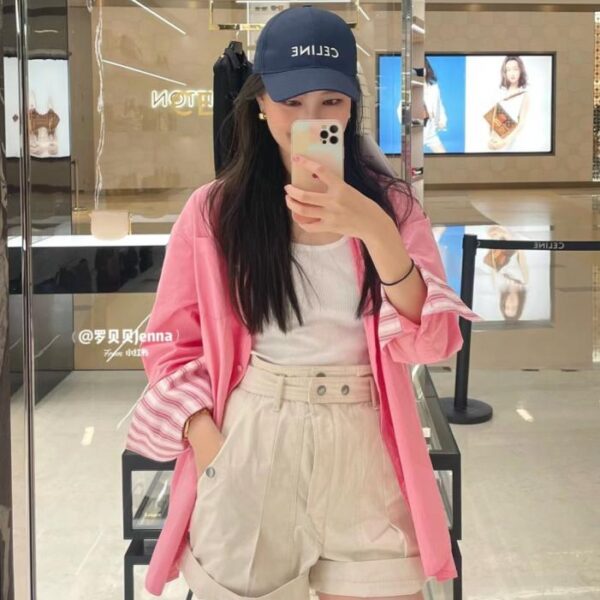 réplica,joyas,joyería,1:1,replica,fake,lujo,barato Versión para revendedores del sitio web oficial de CELINE, tipografía minimalista, gorra de béisbol de última moda al estilo de las celebridades (YF5RQ6)