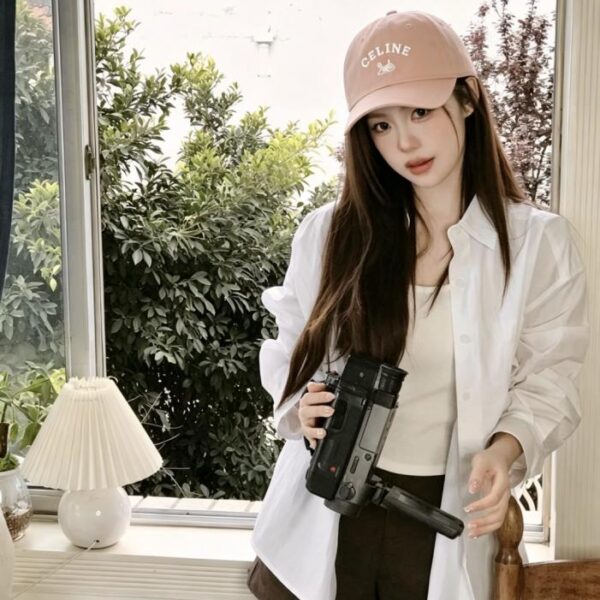 réplica,joyas,joyería,1:1,replica,fake,lujo,barato La última gorra de béisbol de CELINE con letras minimalistas, un estilo que lucen las celebridades (IZ59AM).