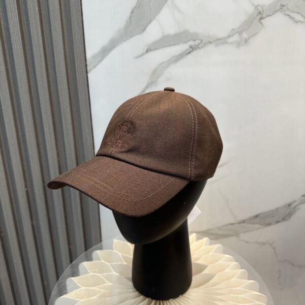 réplica,joyas,joyería,1:1,replica,fake,lujo,barato Gorra de béisbol Brunello Cucinelli nueva con estampado de espiga, versión de alta calidad para todas las estaciones (IWNB0C).