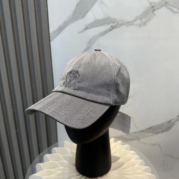 réplica,joyas,joyería,1:1,replica,fake,lujo,barato Gorra de béisbol Brunello Cucinelli nueva con estampado de espiga, estilo de alta calidad para todas las estaciones (OCAN01)