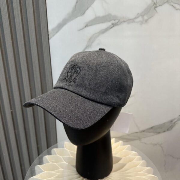 réplica,joyas,joyería,1:1,replica,fake,lujo,barato Gorra de béisbol Brunello Cucinelli New Herrbone Suit Baseball Cap, versión de alta calidad, para todas las estaciones (Z7J87E)