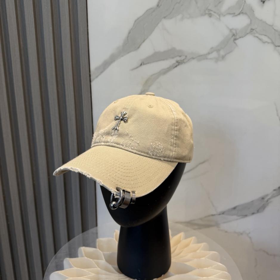 réplica,joyas,joyería,1:1,replica,fake,lujo,barato réplica,joyas,joyería,1:1,replica,fake,lujo,barato Gorra de béisbol nueva de Chrome Hearts (D6G6LN)