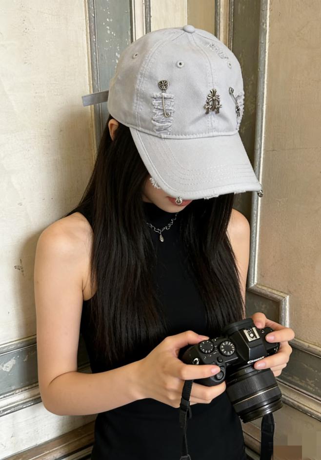 réplica,joyas,joyería,1:1,replica,fake,lujo,barato réplica,joyas,joyería,1:1,replica,fake,lujo,barato Gorra de béisbol nueva de Chrome Hearts (JZ4HHV)
