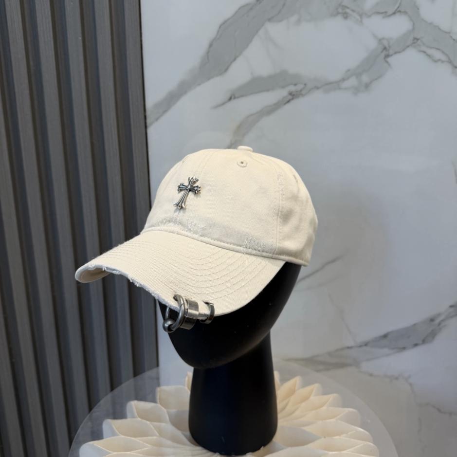 réplica,joyas,joyería,1:1,replica,fake,lujo,barato réplica,joyas,joyería,1:1,replica,fake,lujo,barato Gorra de béisbol nueva de Chrome Hearts (K55FIV)