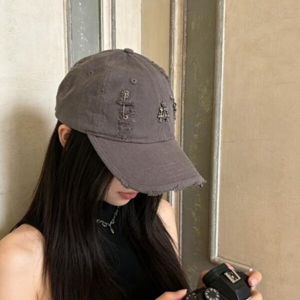 réplica,joyas,joyería,1:1,replica,fake,lujo,barato Gorra de béisbol nueva de Chrome Hearts (K6MVHF)
