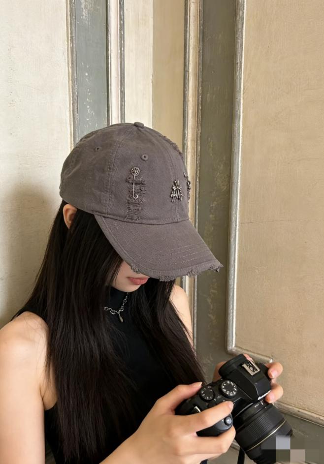réplica,joyas,joyería,1:1,replica,fake,lujo,barato réplica,joyas,joyería,1:1,replica,fake,lujo,barato Gorra de béisbol nueva de Chrome Hearts (K6MVHF)