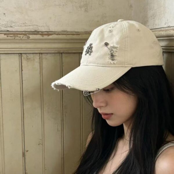 réplica,joyas,joyería,1:1,replica,fake,lujo,barato Gorra de béisbol nueva de Chrome Hearts (USJOK4)