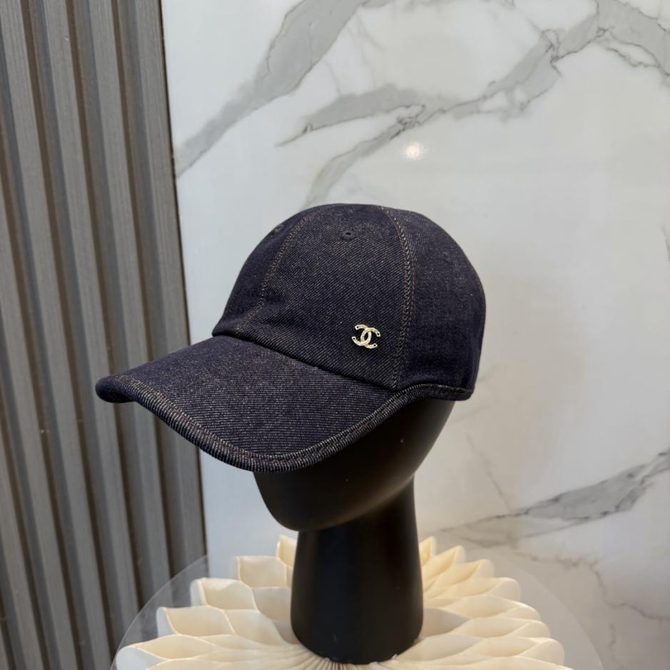 réplica,joyas,joyería,1:1,replica,fake,lujo,barato réplica,joyas,joyería,1:1,replica,fake,lujo,barato Gorra de béisbol de mezclilla de alta gama de Chanel (307A2S)