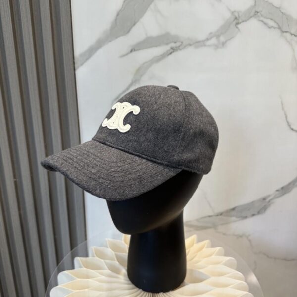 réplica,joyas,joyería,1:1,replica,fake,lujo,barato Gorra de béisbol de cachemir Celine Otoño/Invierno, diseño sencillo (7NQYFY)