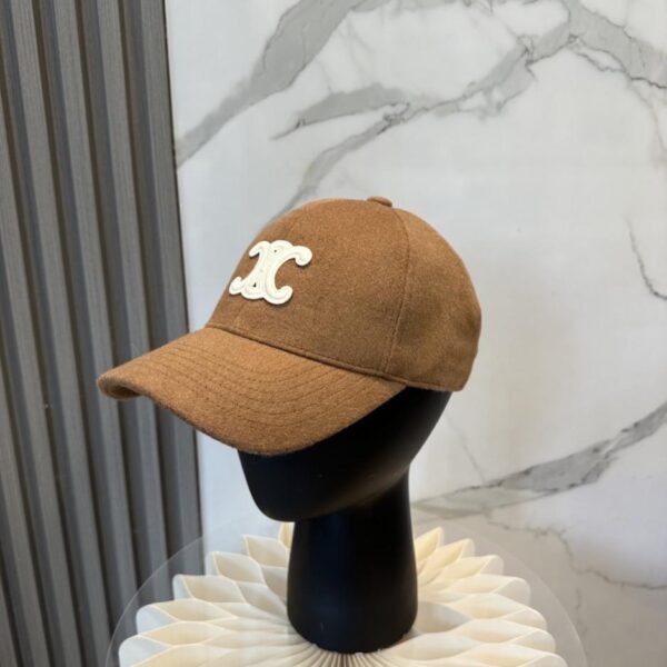 réplica,joyas,joyería,1:1,replica,fake,lujo,barato Gorra de béisbol de cachemir Celine Otoño/Invierno, diseño sencillo (HKYI6Z)