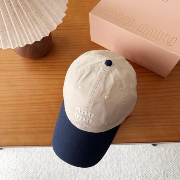 réplica,joyas,joyería,1:1,replica,fake,lujo,barato Nueva gorra de béisbol MIUMIU (BDQWA1)