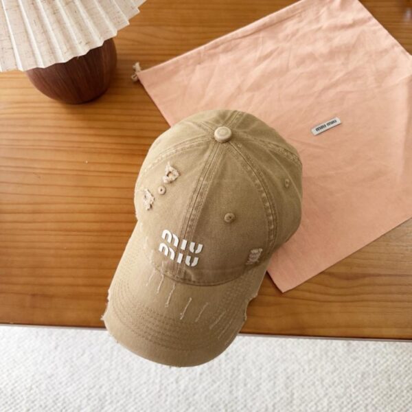 réplica,joyas,joyería,1:1,replica,fake,lujo,barato Gorra de béisbol MIUMIU de primavera (6UZ987)
