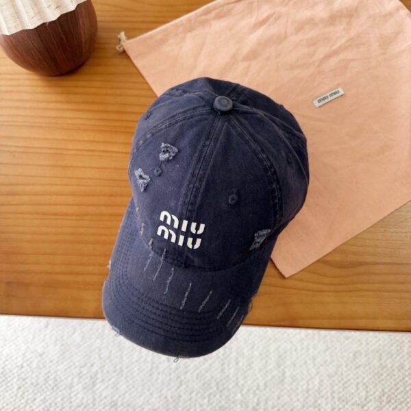 réplica,joyas,joyería,1:1,replica,fake,lujo,barato Gorra de béisbol MIUMIU de primavera (76HS8J)