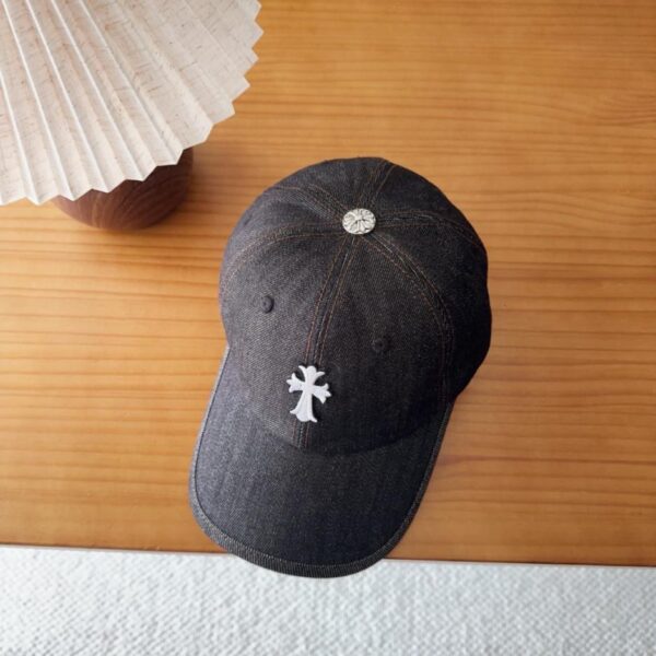 réplica,joyas,joyería,1:1,replica,fake,lujo,barato Gorra de béisbol estilo coreano retro desgastada y rasgada de Chrome Hearts para principios de primavera (BNETIT)