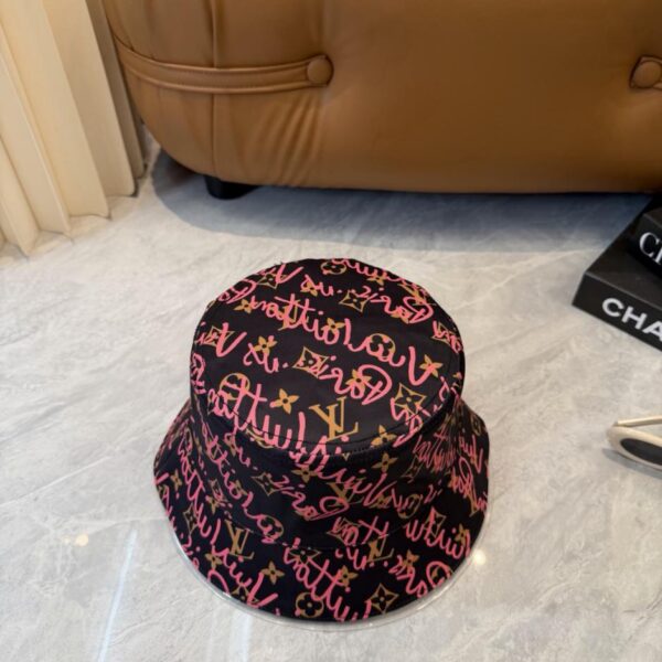 réplica,joyas,joyería,1:1,replica,fake,lujo,barato Sombrero tipo pescador reversible con estampado de grafiti de Louis Vuitton (F6ERX3)