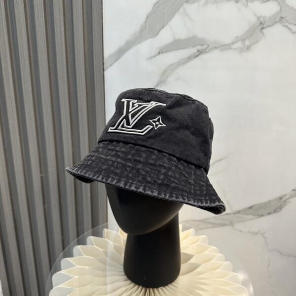 réplica,joyas,joyería,1:1,replica,fake,lujo,barato Nuevo sombrero tipo pescador Louis Vuitton con letras bordadas (BA6K9N)