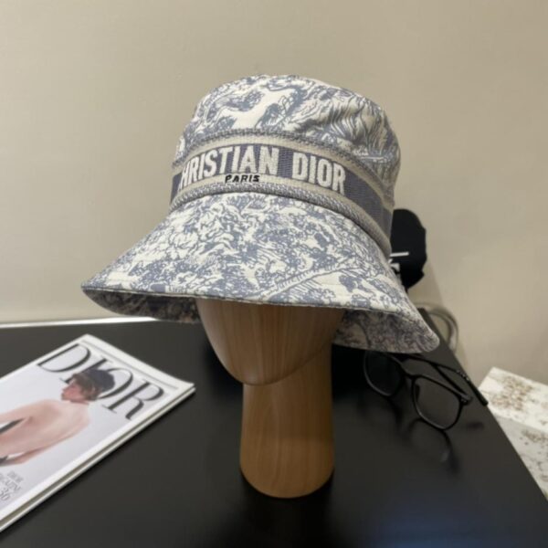 réplica,joyas,joyería,1:1,replica,fake,lujo,barato El sitio web oficial de DIOR sincronizado con un sombrero tipo pescador unisex con estampado de paisaje de estilo coreano (S2FI1Z)