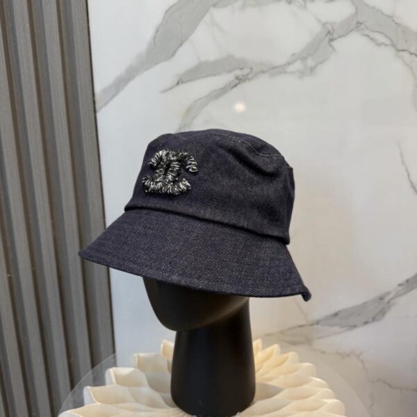 réplica,joyas,joyería,1:1,replica,fake,lujo,barato Nuevo sombrero tipo pescador de mezclilla de alta gama de Chanel (I8U4KV)