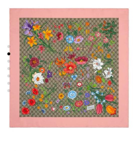 réplica,joyas,joyería,1:1,replica,fake,lujo,barato SGC260518 Momme Doble cara 90x90cm Sarga de seda Gucci (SIFTYT)