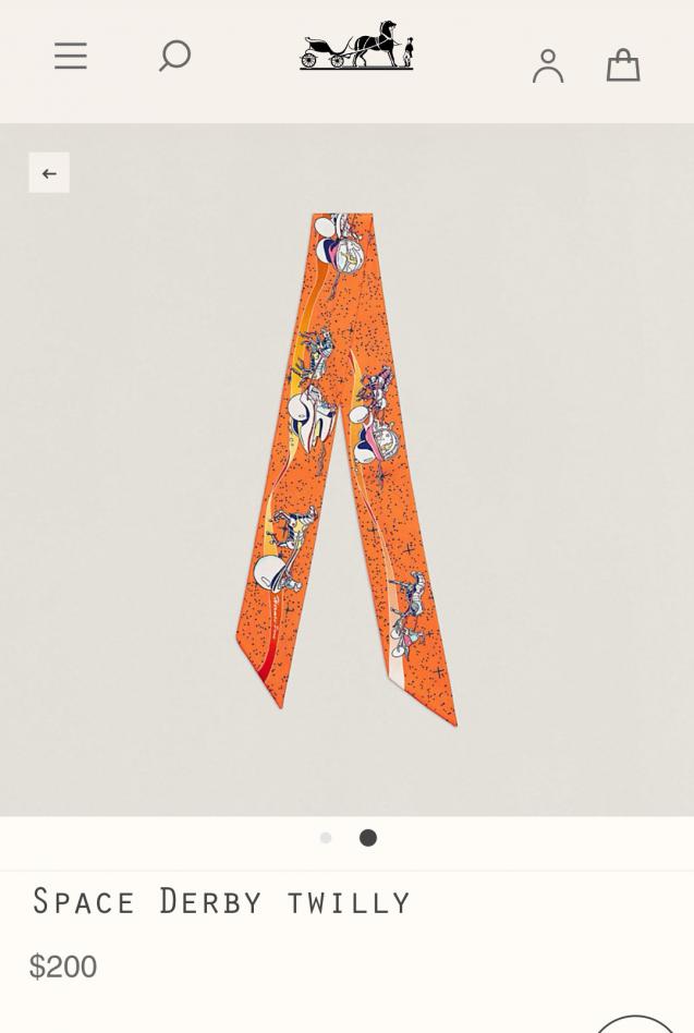 réplica,joyas,joyería,1:1,replica,fake,lujo,barato réplica,joyas,joyería,1:1,replica,fake,lujo,barato HMS2348 Nuevo pañuelo Twilly de Hermès «Space Derby»‼ Confeccionado con seda de sarga de primera calidad (5BS21K)